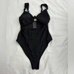 H&M, size M, black cutout one piece swimsuit